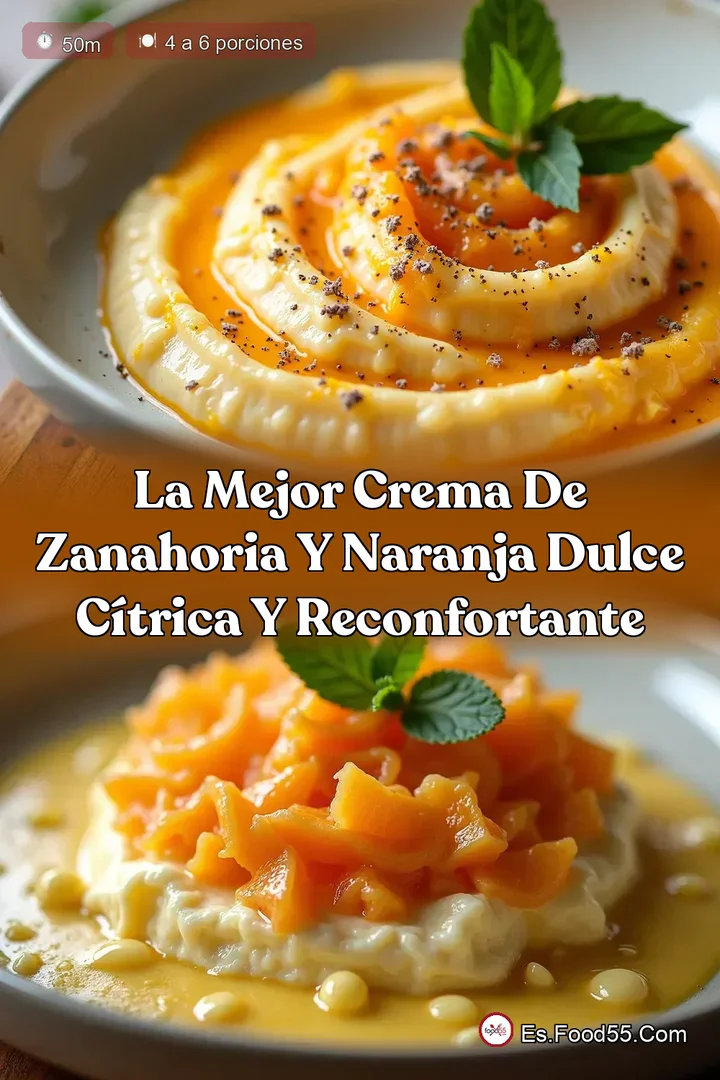 La Mejor Crema de Zanahoria y Naranja Dulce C&iacute;trica y Reconfortante