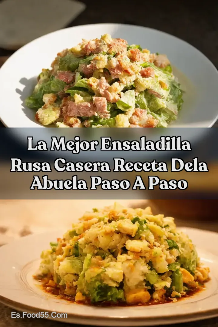 La Mejor Ensaladilla Rusa Casera Receta Dela Abuela Paso a Paso