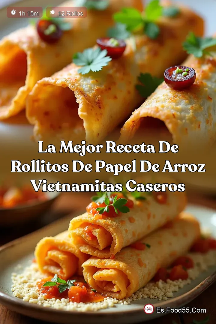 La Mejor Receta de Rollitos de Papel de Arroz Vietnamitas Caseros