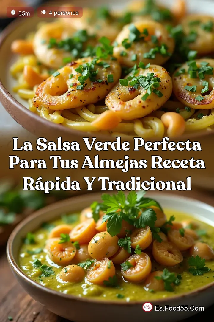 La Salsa Verde PERFECTA para tus Almejas Receta R&aacute;pida y Tradicional