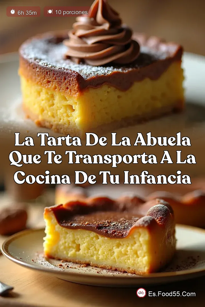 La Tarta de la Abuela que te transporta a la cocina de tu infancia