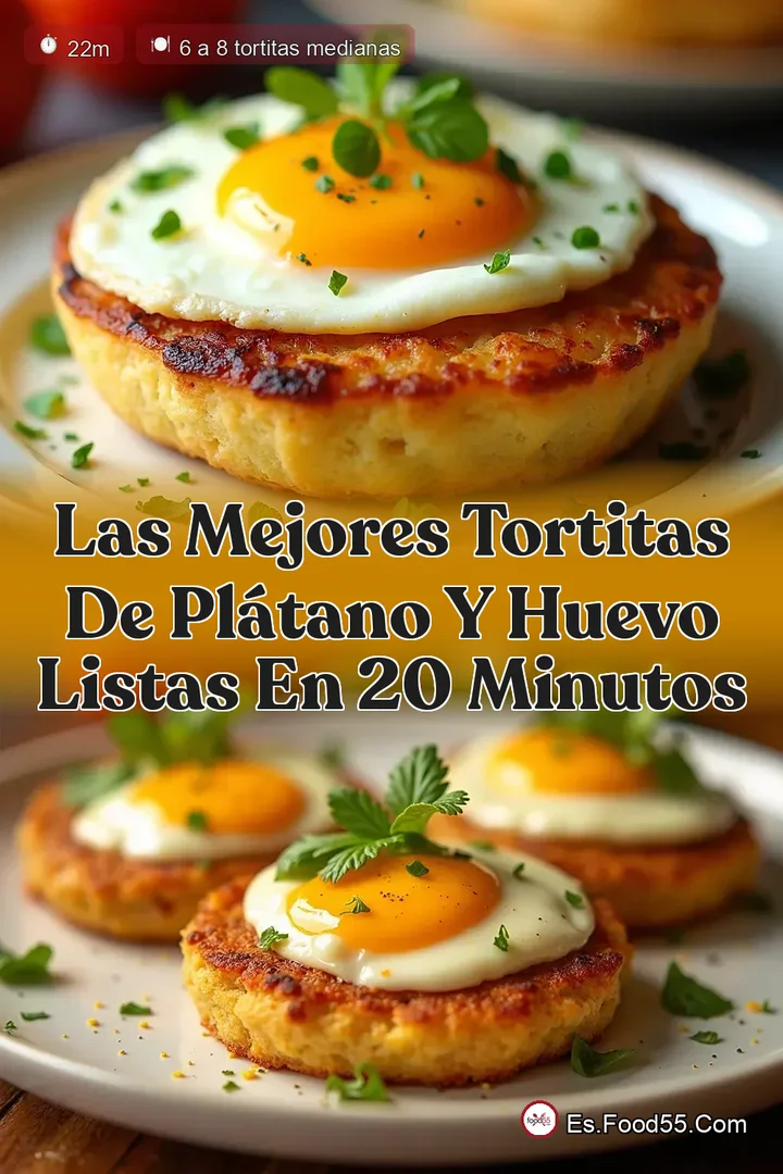 Las Mejores Tortitas de Pl&aacute;tano y Huevo Listas en 20 Minutos