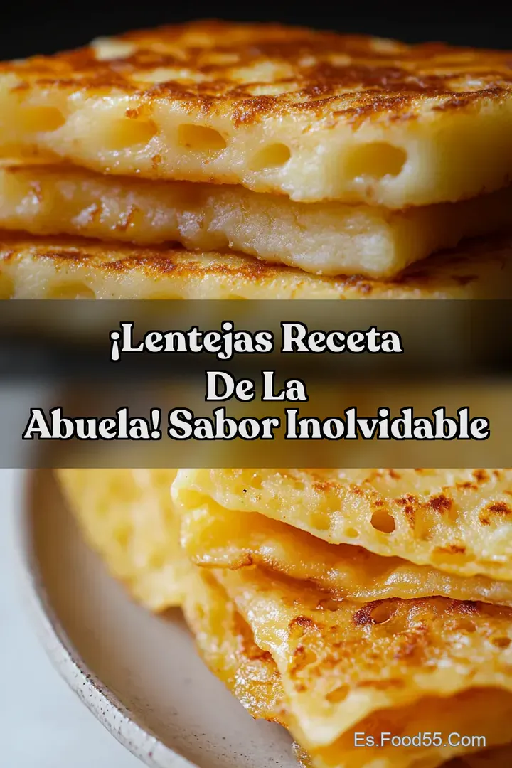 &iexcl;Lentejas Receta de la Abuela! Sabor Inolvidable
