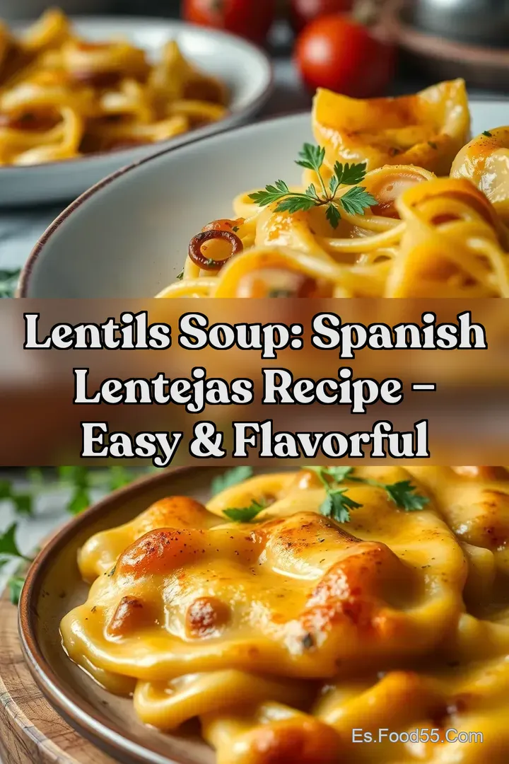 Lentils Soup: Spanish Lentejas Recipe &ndash; Easy & Flavorful