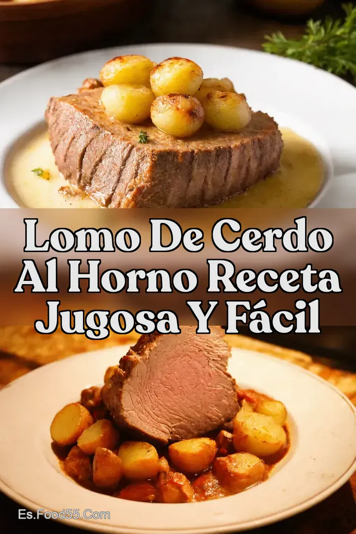 Lomo de Cerdo al Horno Receta Jugosa y F&aacute;cil