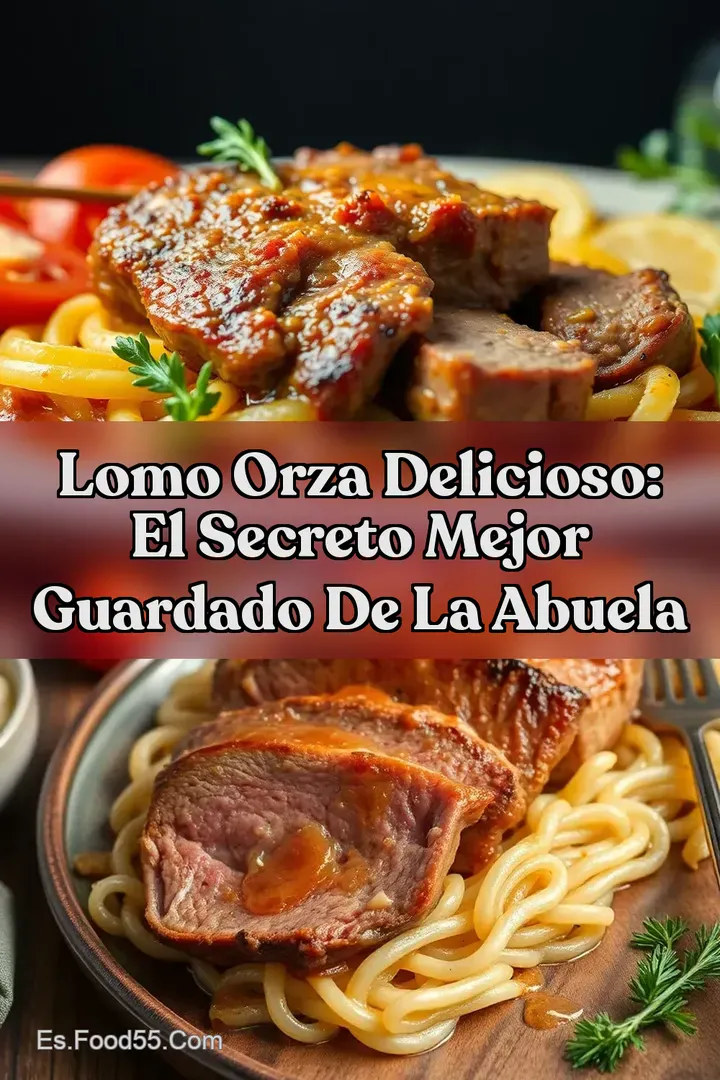 Lomo Orza Delicioso: El Secreto Mejor Guardado de la Abuela