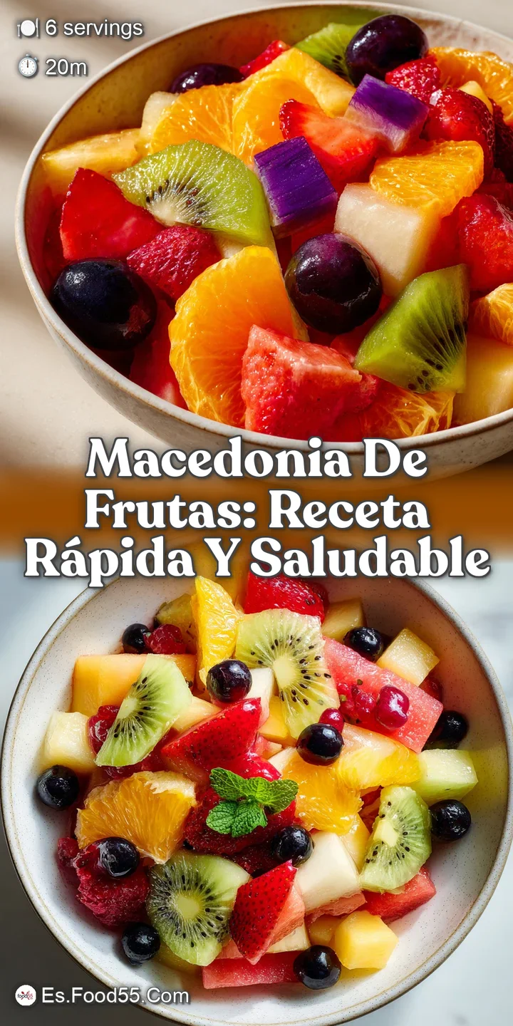 Close-up of juicy, colorful fruit pieces: oranges, kiwi, berries, and grapes, glistening with freshness, a perfect summer ...