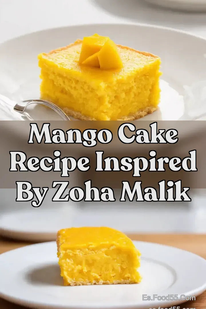 Mango Cake Recipe Inspired By Zoha Malik