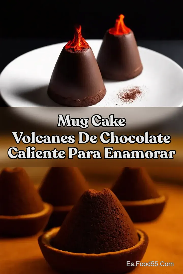 Mug Cake Volcanes de Chocolate Caliente Para Enamorar