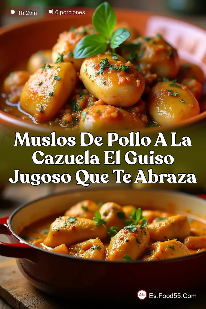 Muslos de Pollo a la Cazuela El Guiso Jugoso que te Abraza