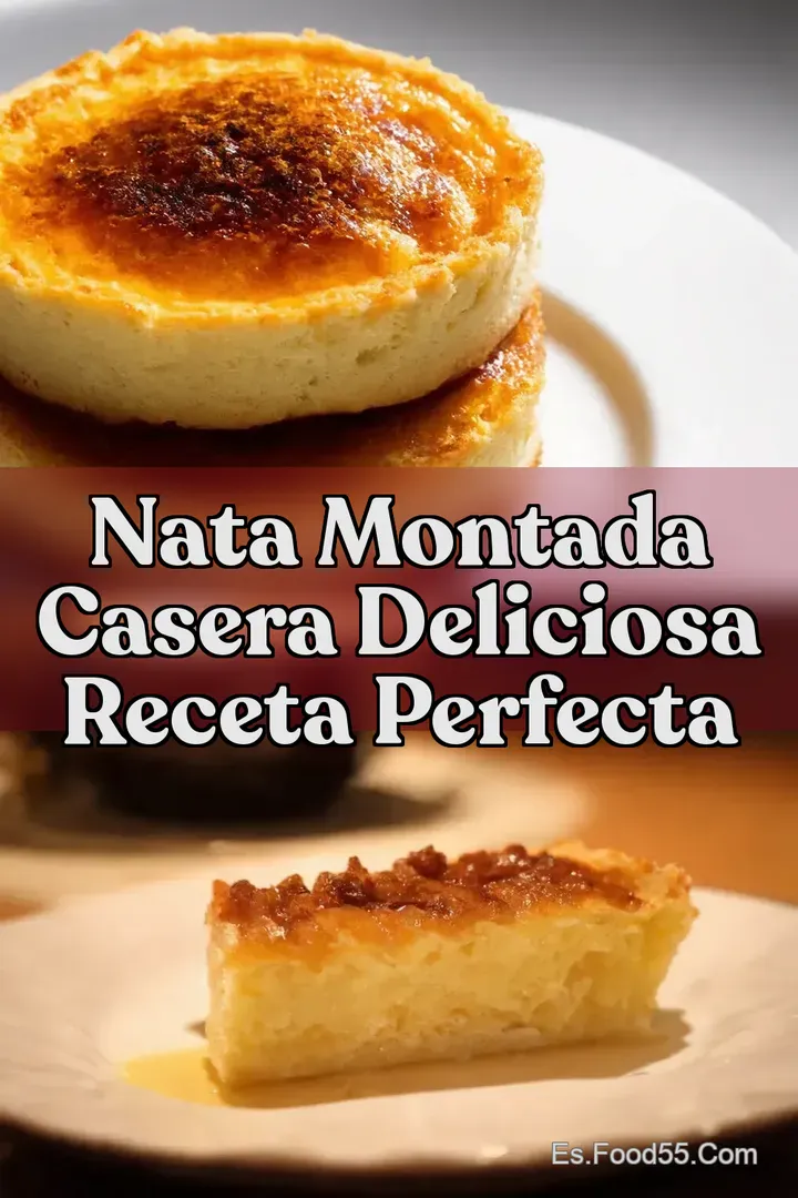Nata Montada Casera Deliciosa Receta Perfecta