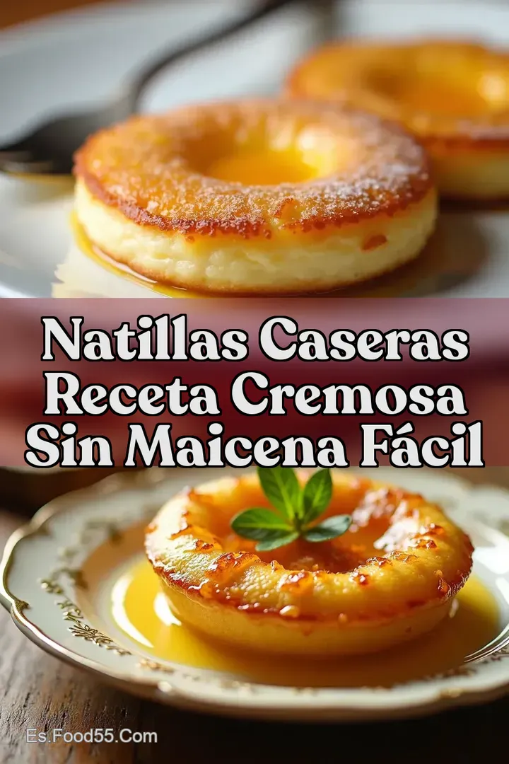 Natillas Caseras Receta Cremosa Sin Maicena F&Aacute;CIL