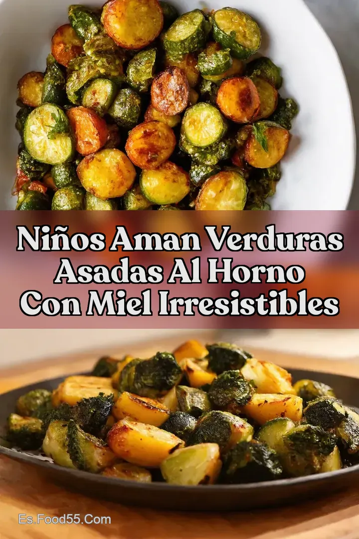Ni&ntilde;os aman Verduras Asadas al Horno con Miel Irresistibles