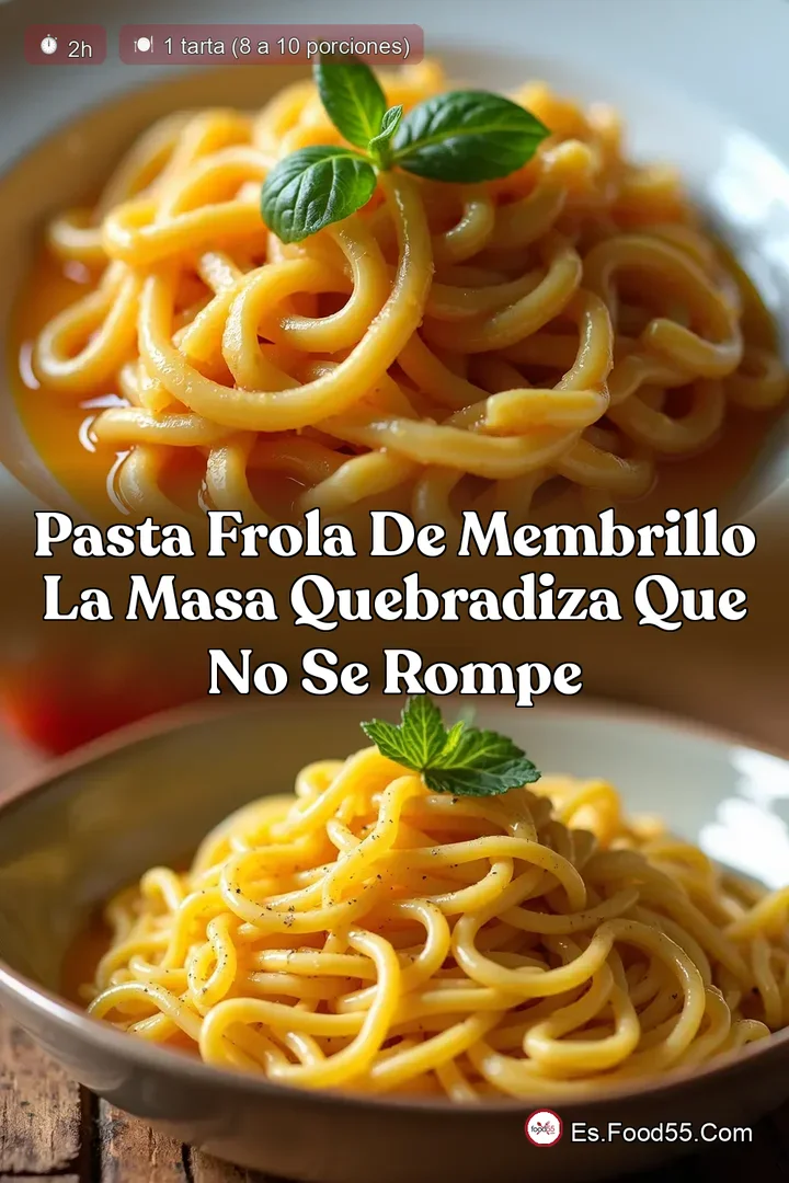 Pasta Frola de Membrillo La Masa Quebradiza que No Se Rompe