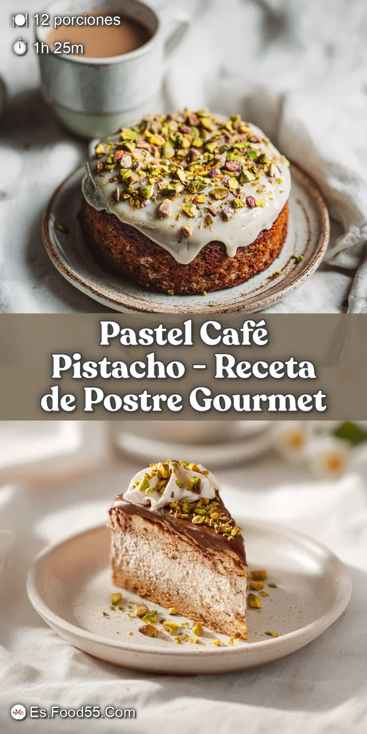 Close-up of fluffy pistachio cake crumbs, revealing a delicate, vibrant green interior.