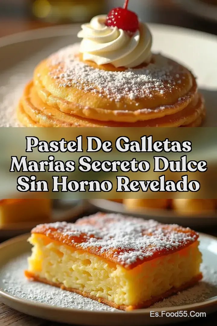 Pastel De Galletas Marias Secreto Dulce Sin Horno Revelado