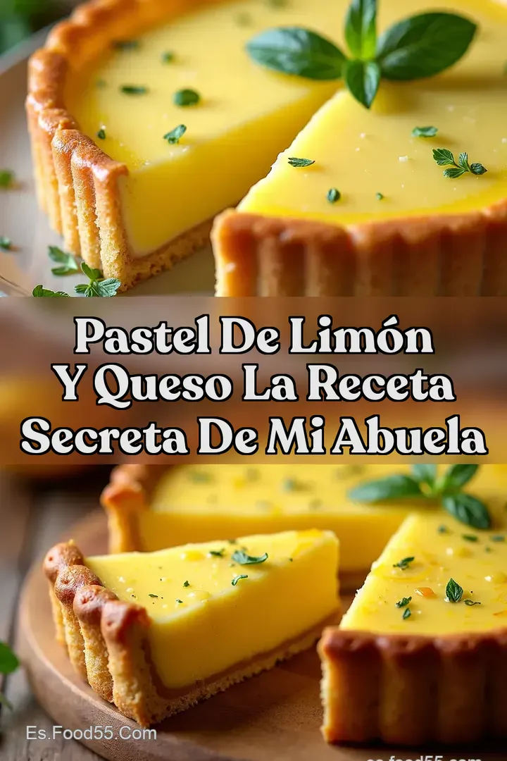 Pastel de Lim&oacute;n y Queso La Receta Secreta de mi Abuela