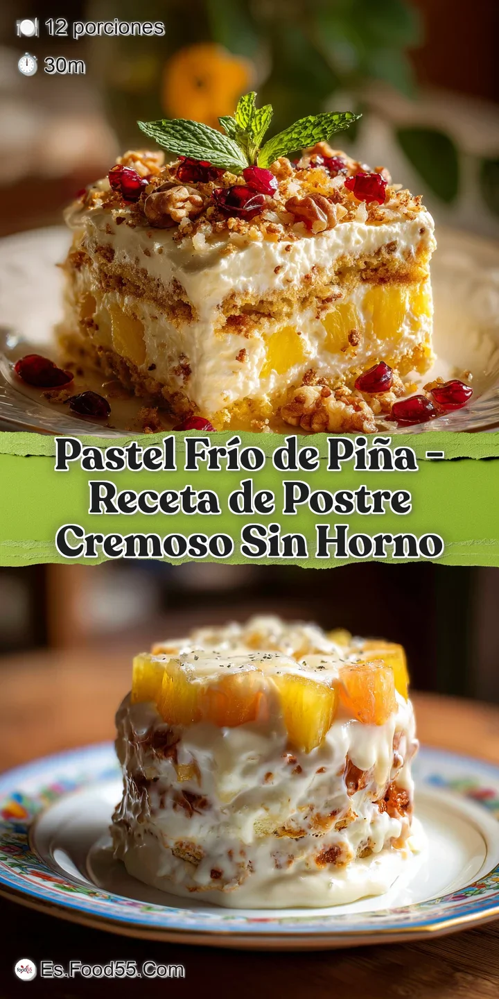 Close-up of a soft, fluffy pineapple dessert revealing its layered, moist texture.