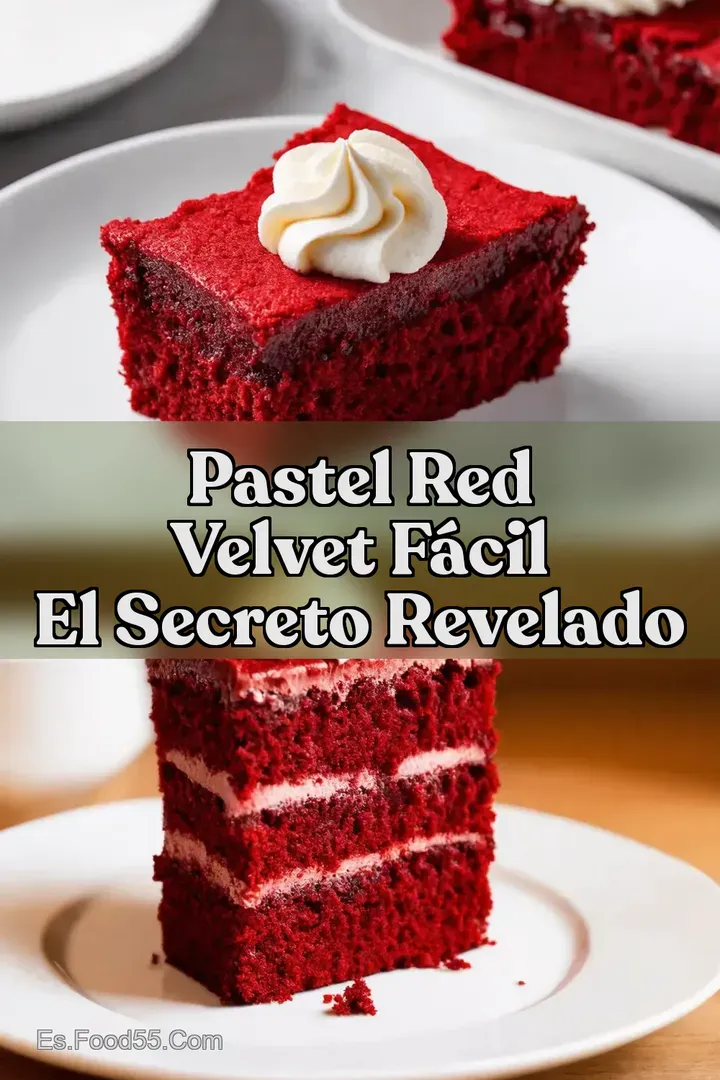 Pastel Red Velvet F&aacute;cil El Secreto Revelado
