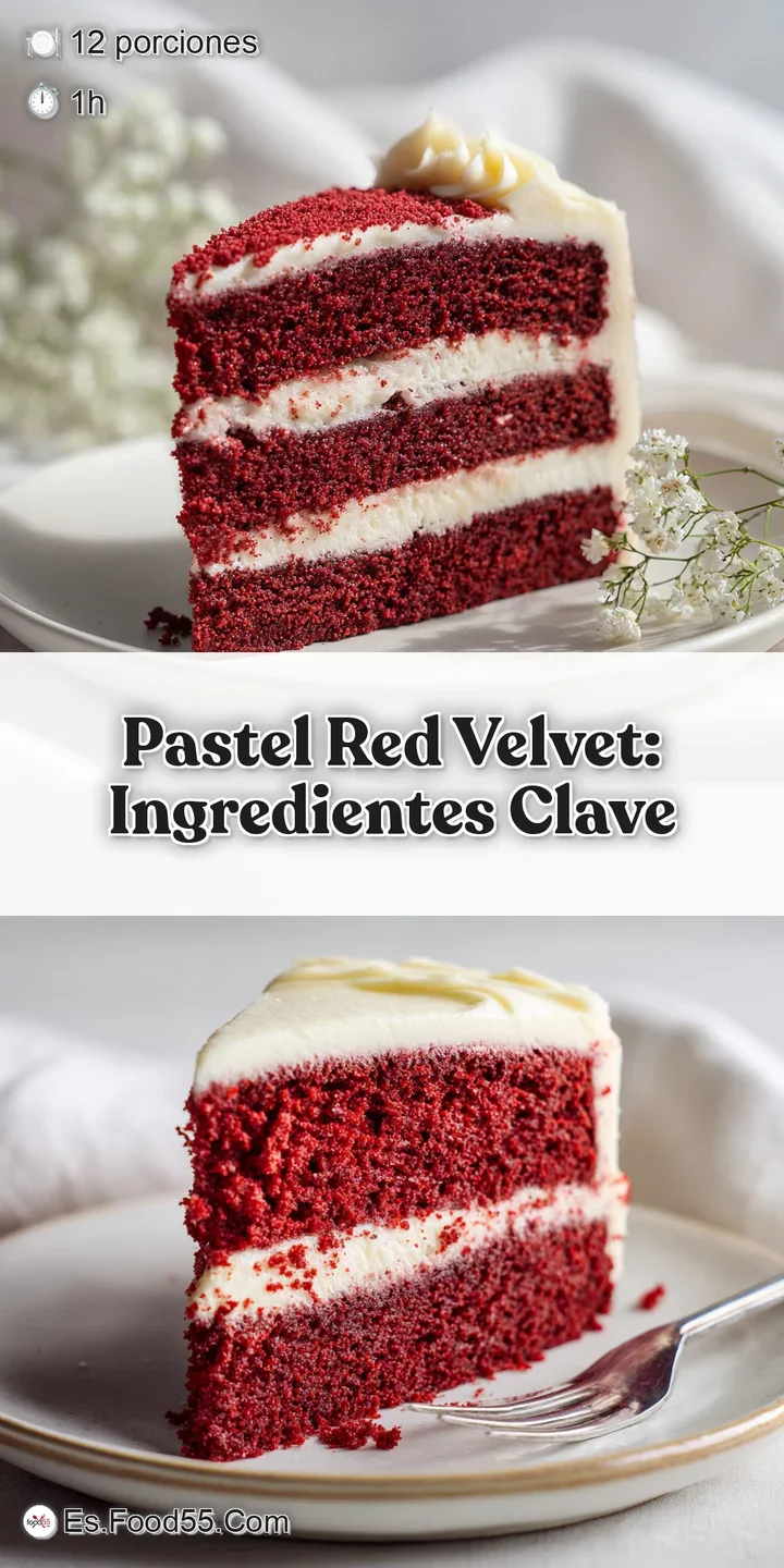 Close-up reveals the moist crumb and creamy frosting of pastel red velvet cake, hinting at a sweet, melt-in-your-mouth taste.