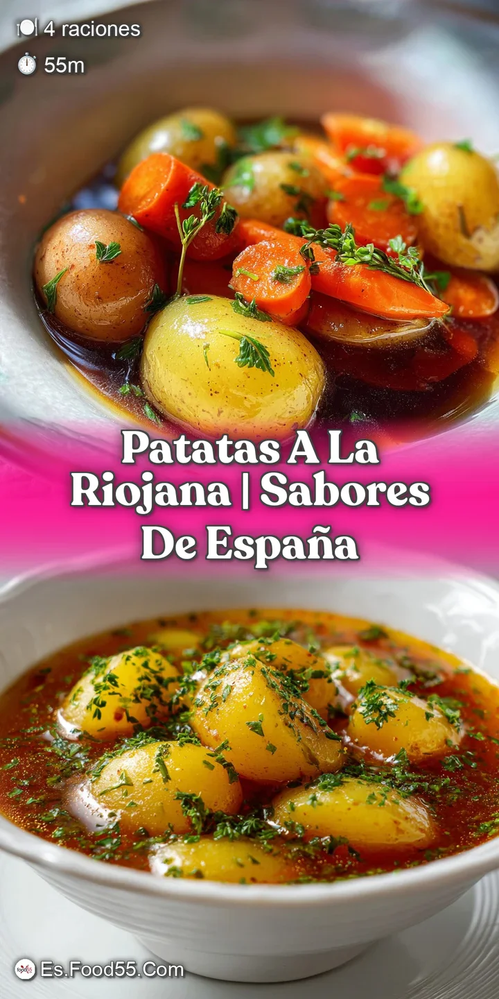 Close-up view of soft, yielding potatoes bathed in a vibrant, slightly thickened red sauce. Simmered with peppers, infused...