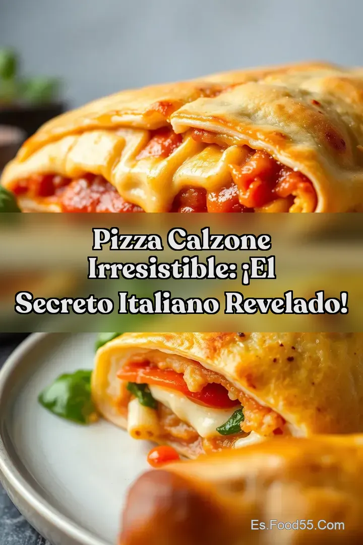 Pizza Calzone Irresistible: &iexcl;El Secreto Italiano Revelado!