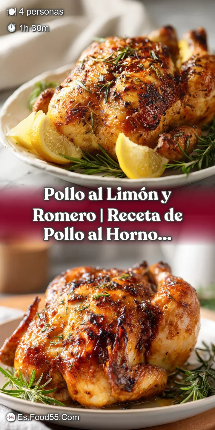 Close-up of tender, flaky chicken skin, deeply browned and seasoned, with hints of lemon zest and fragrant rosemary.