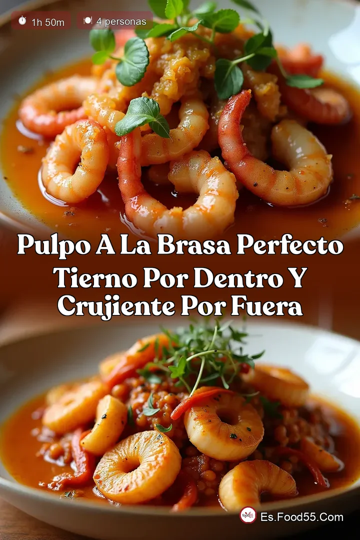 Pulpo a la Brasa Perfecto Tierno por Dentro y Crujiente por Fuera