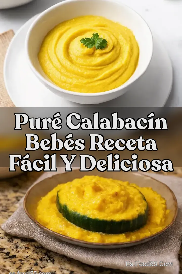 Pur&eacute; Calabac&iacute;n Beb&eacute;s Receta F&aacute;cil y Deliciosa