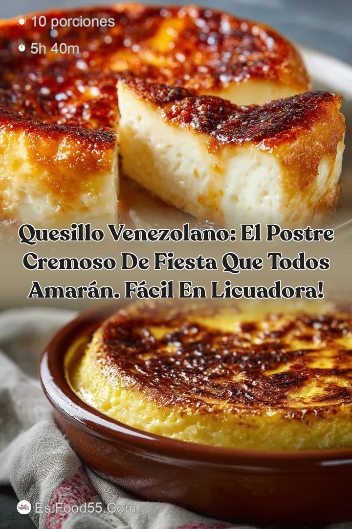 Quesillo venezolano: El postre cremoso de fiesta que todos amar&aacute;n. F&aacute;cil en licuadora!