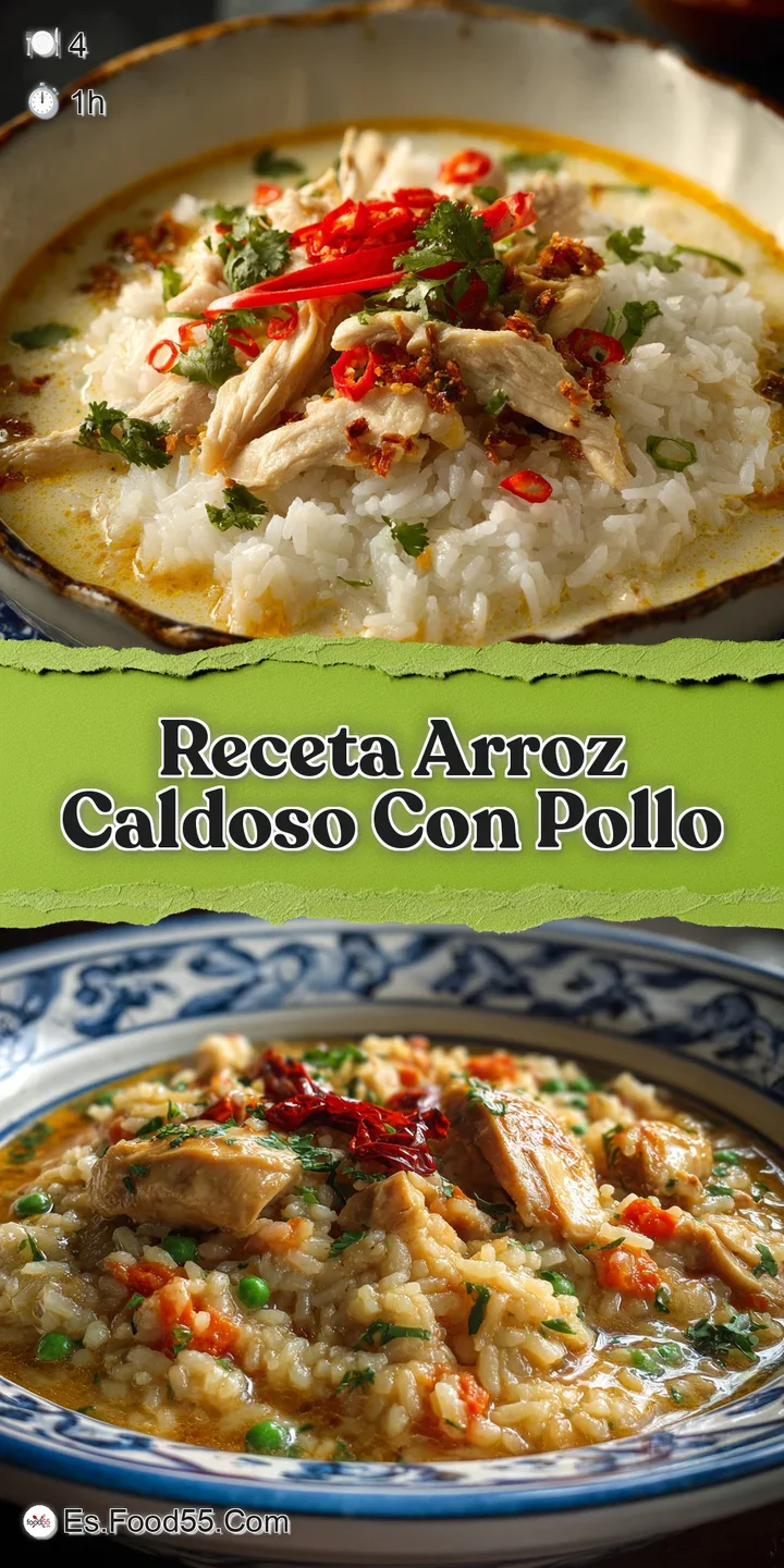 Close-up of glistening, broth-soaked rice studded with savory chicken; hints of paprika & herbs create a tempting aroma.