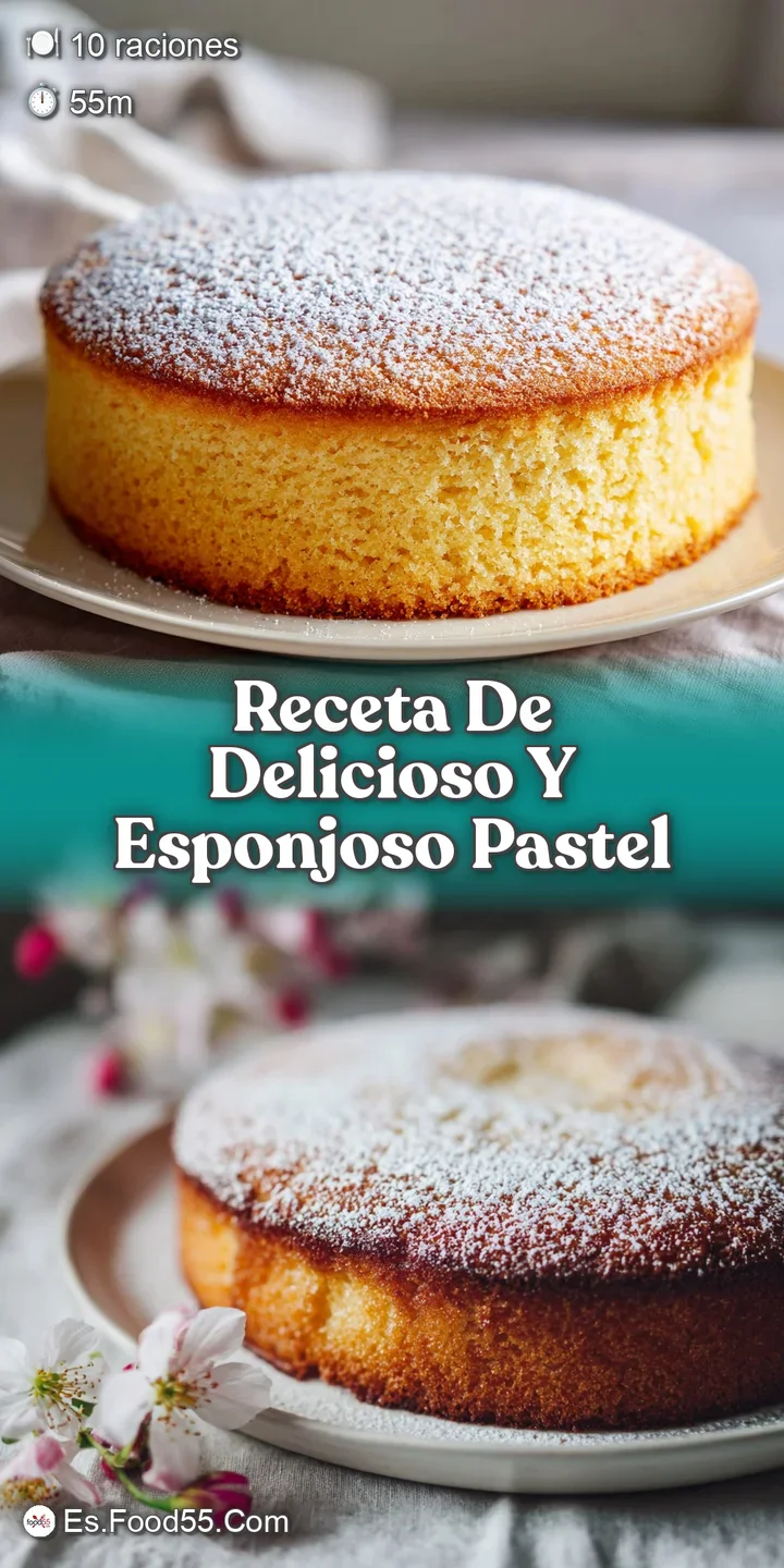 Close-up showing the airy texture of a light, golden sponge cake, soft and inviting, promising a delightful treat.