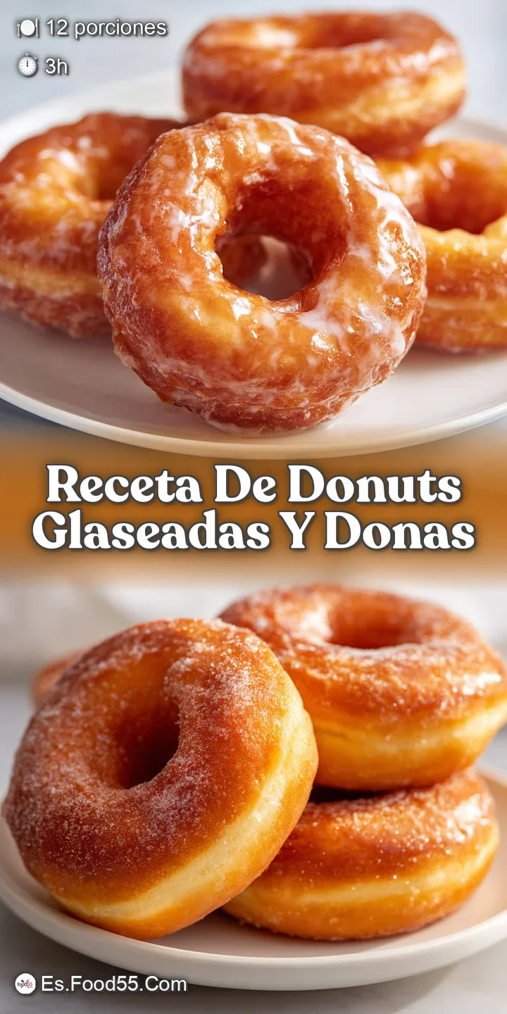 Close-up of a freshly glazed donut, its surface smooth and shiny with a sugary coating, promising a soft, sweet indulgence.