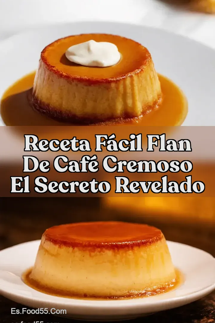 Receta F&aacute;cil Flan de Caf&eacute; Cremoso El Secreto Revelado
