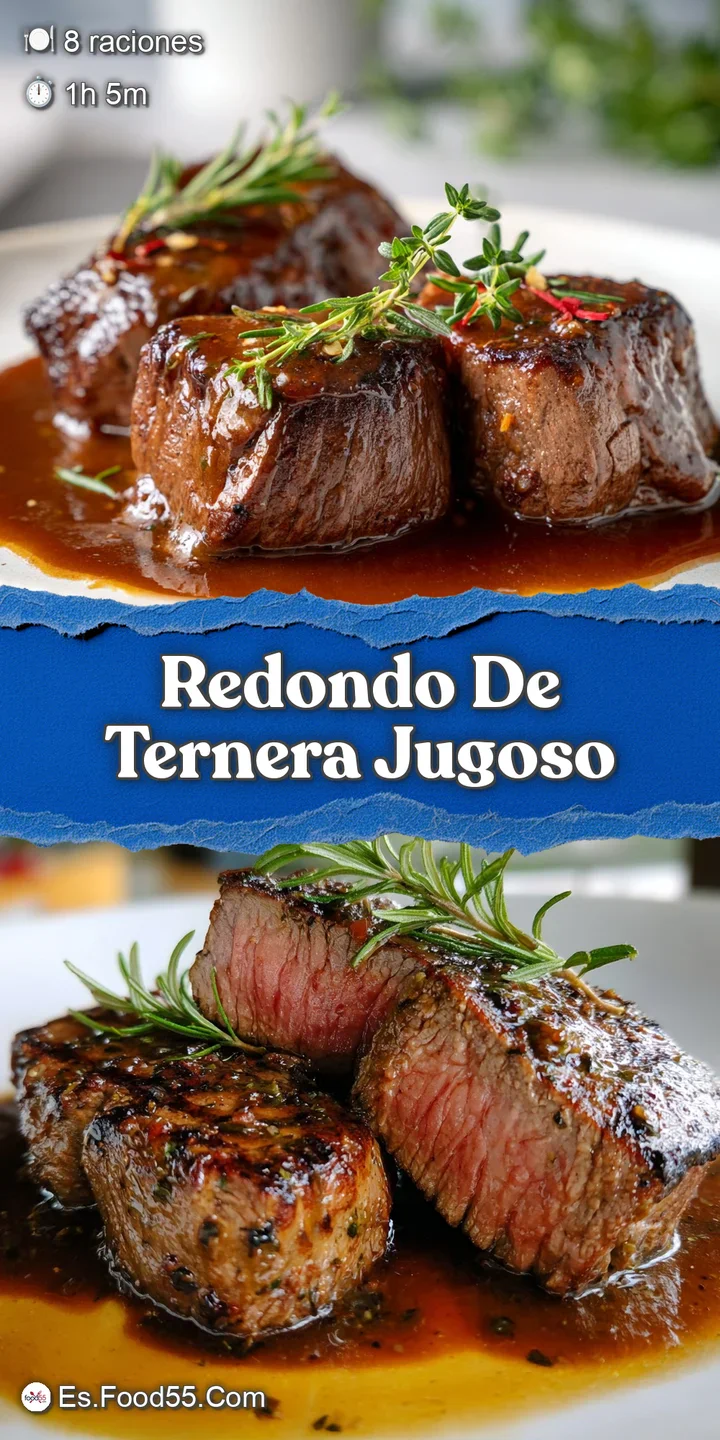 Close-up showcasing the moist, dark-glazed roast beef with glistening savory sauce. Captures the juicy texture and rich co...