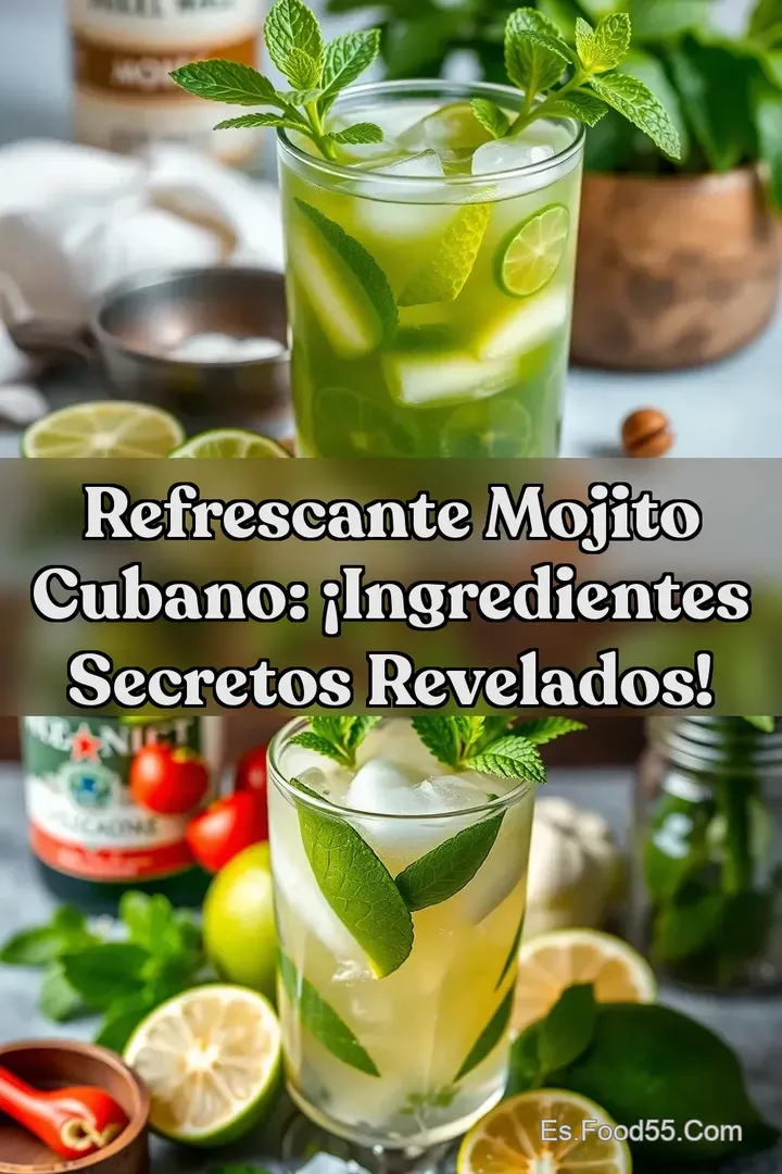 Refrescante Mojito Cubano: &iexcl;Ingredientes Secretos Revelados!