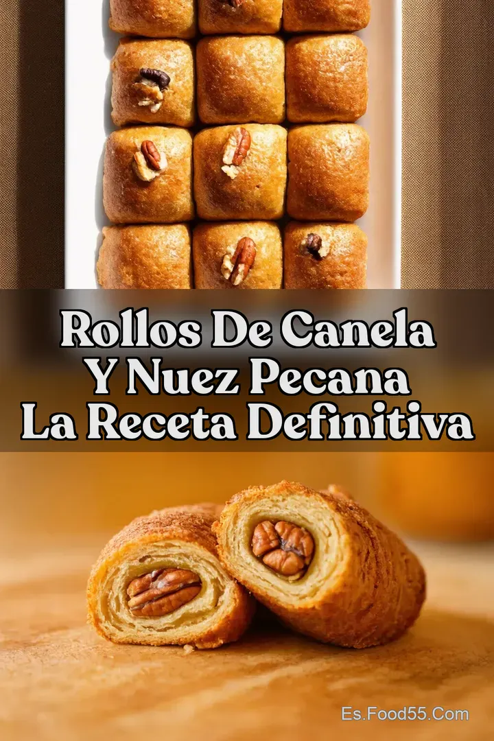 Rollos de Canela y Nuez Pecana La Receta Definitiva