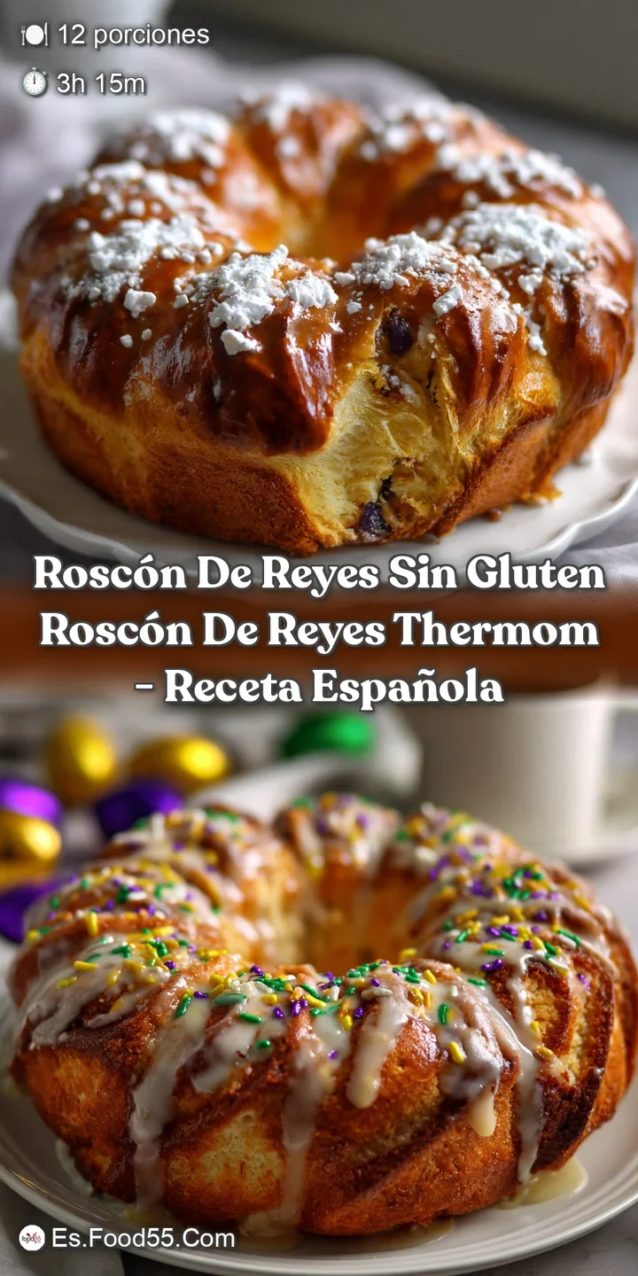 Rosc&oacute;n De Reyes Sin Gluten Rosc&oacute;n De Reyes Thermom - Receta Espa&ntilde;ola