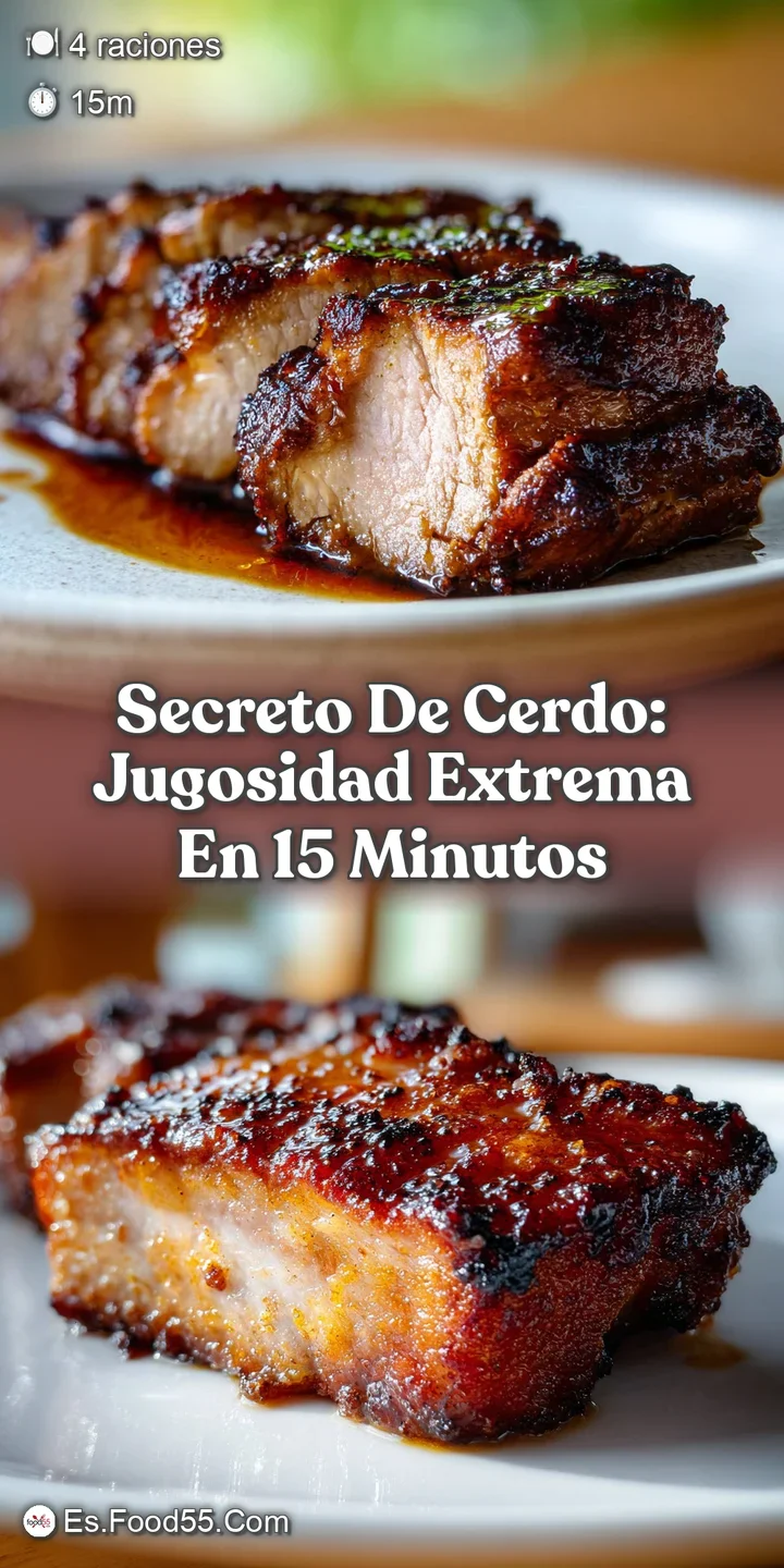 Close-up highlighting juicy, seared Iberico pork; glistening fat and herbs. A tempting, delicious bite ready to enjoy.