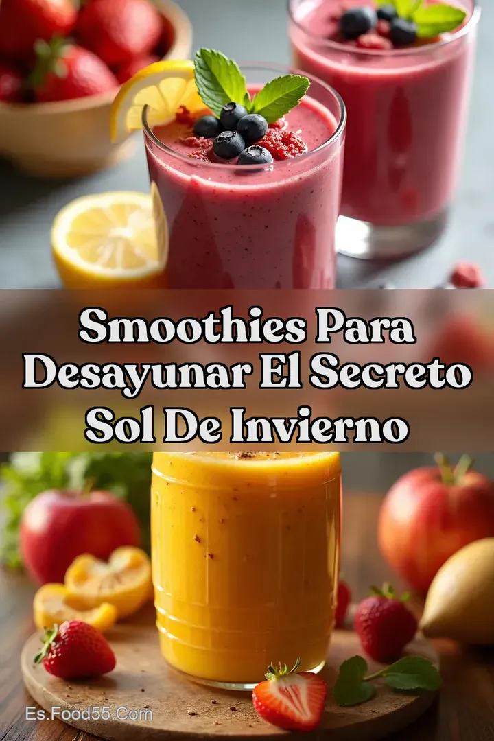 Smoothies Para Desayunar El Secreto Sol De Invierno