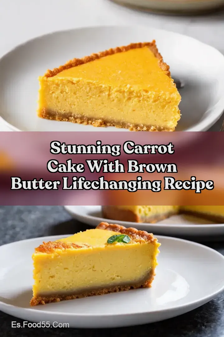Stunning Carrot Cake with Brown Butter LifeChanging Recipe