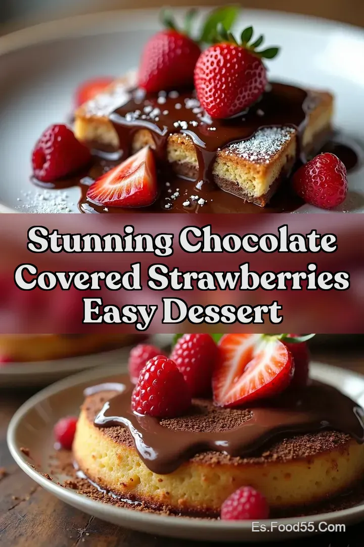 Stunning Chocolate Covered Strawberries Easy Dessert