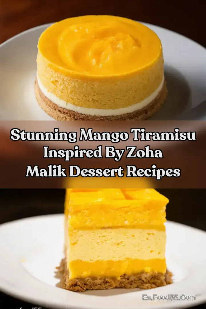 Stunning Mango Tiramisu Inspired by Zoha Malik Dessert Recipes