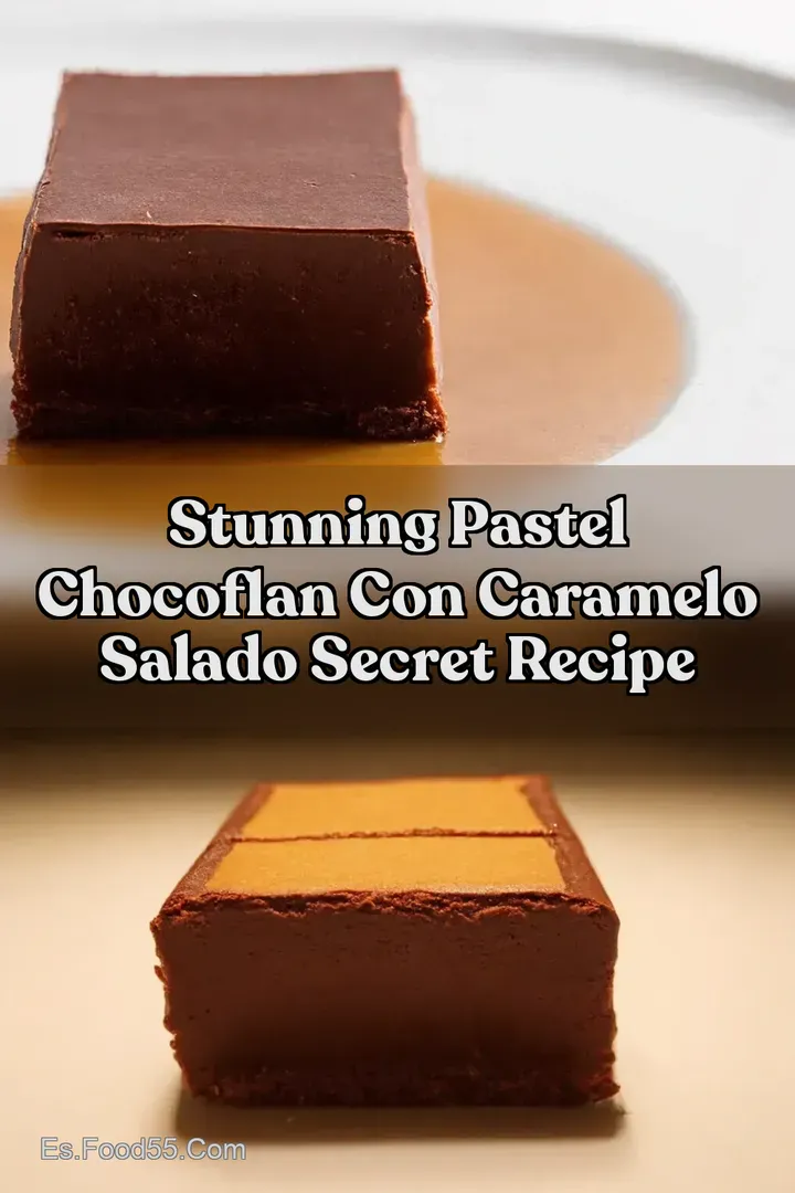 Stunning Pastel Chocoflan con Caramelo Salado Secret Recipe