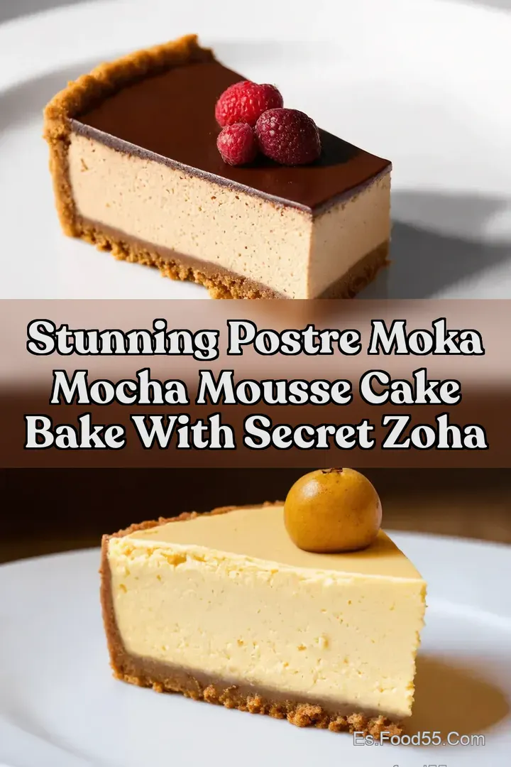 Stunning Postre Moka Mocha Mousse Cake Bake with Secret Zoha