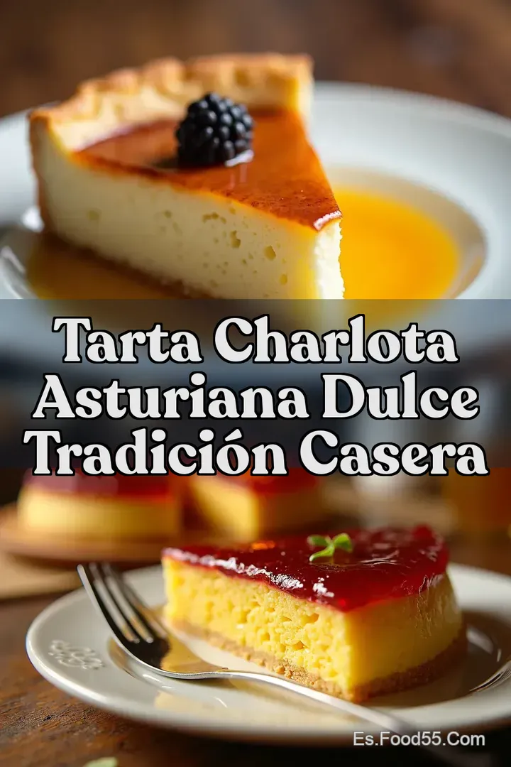 Tarta Charlota Asturiana Dulce Tradici&oacute;n Casera
