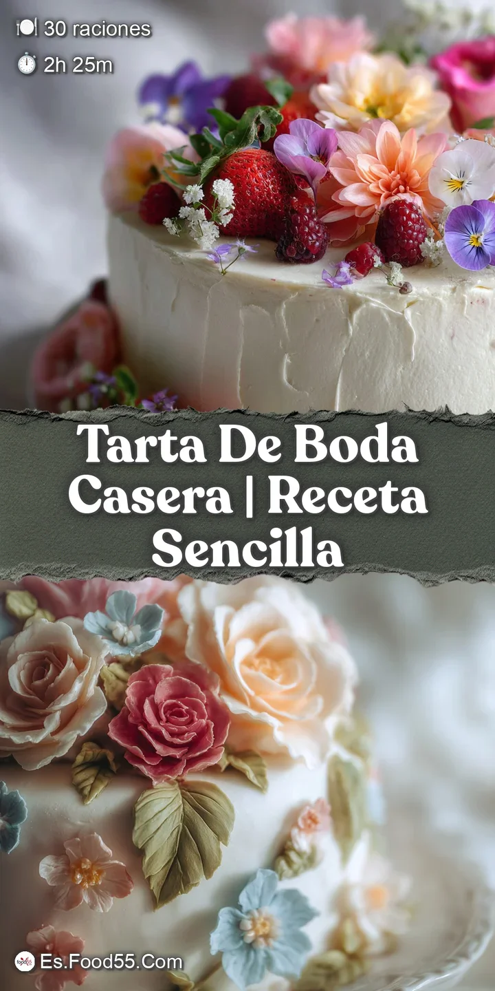 Close-up of the wedding cake's creamy frosting with vibrant floral decorations, hinting at a delicious, sweet flavor.