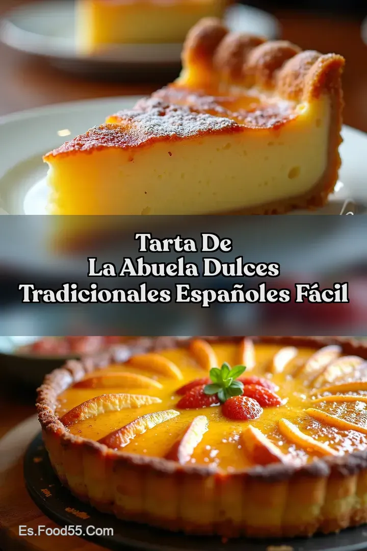 Tarta de la Abuela Dulces Tradicionales Espa&ntilde;oles F&aacute;cil