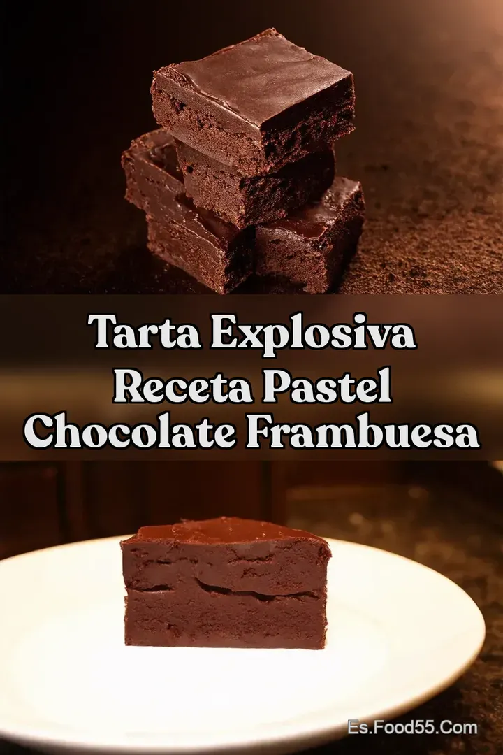 Tarta Explosiva Receta Pastel Chocolate Frambuesa