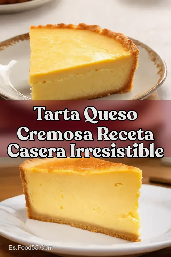 Tarta Queso Cremosa Receta Casera Irresistible